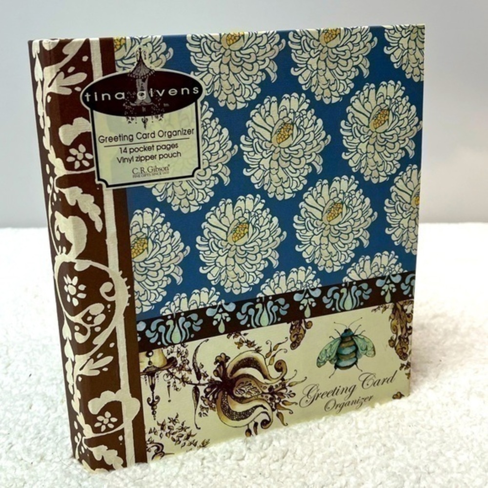 C.R. Gibson "Garden Collage" Greeting Card Organizer